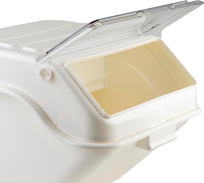 Winco IB-10S Stackable 10 Gallon Ingredient Bin Beige