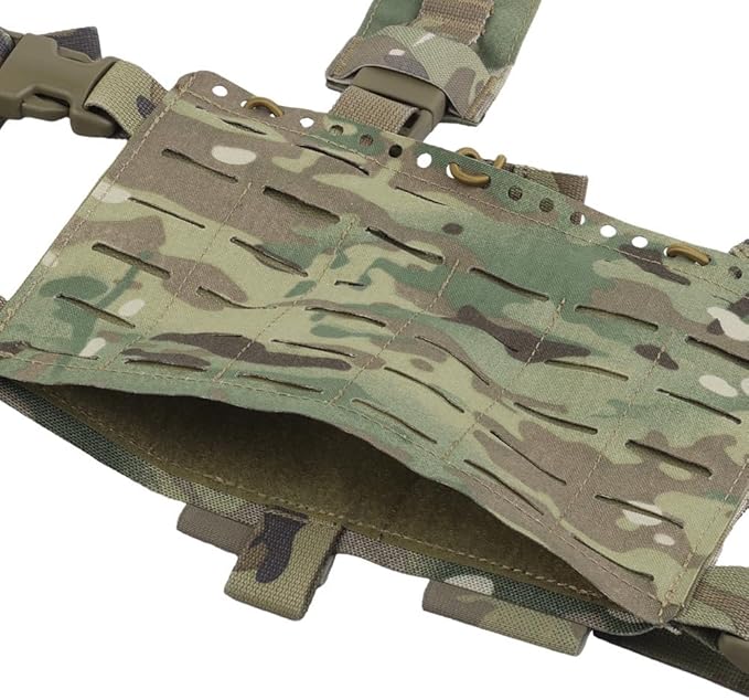 WoSporT Tactical Chest PackPlacard Split Front Chest Rig MOLLE System Magazine Pouch