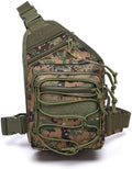 Outdoor Sports Hiking Sling Bag Shoulder Pack Camouflage Tactical Molle Chest Bag