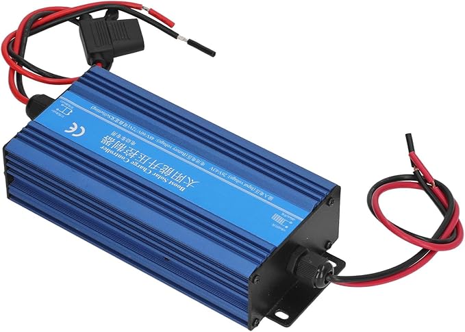 Boost MPPT Solar Controller 600W 26-63V Input LED Display Solar Panel Regulator Step Up Solar Controller for 48V / 60V / 72V and Lithium Battery