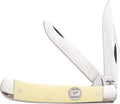 Bear &amp Son Cutlery C354 Delrin Large Trapper Knife 4 1/8 Yellow