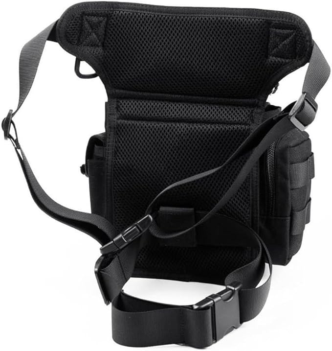 Multi-Purpose Tactical Drop Leg Bag Tool Fanny Thigh Pack Leg Rig Military Motorcycle Camera Utility Pouch Outdoor Bike CyclingGreen