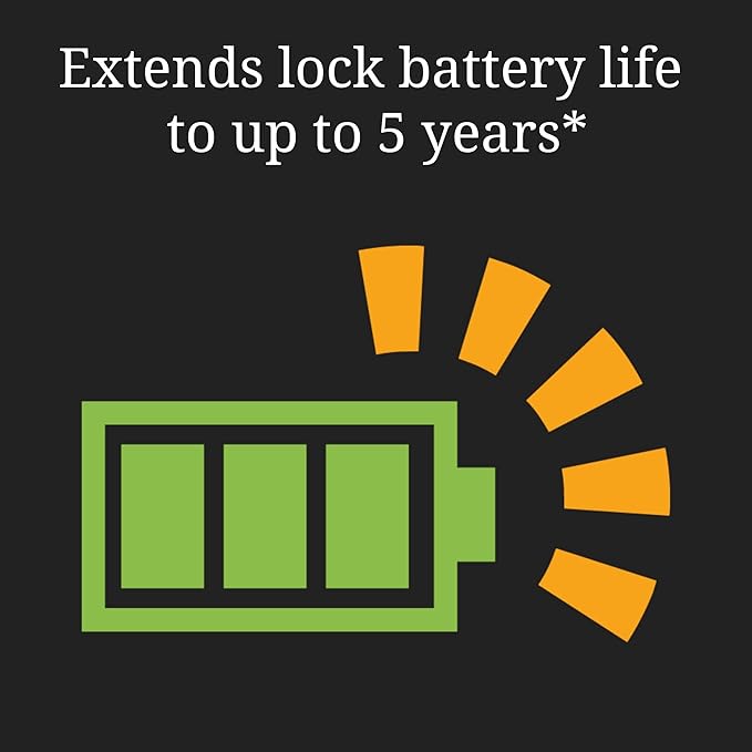 Avia Smart SolarPro. Solar Panel to Recharge The Avia Deadbolt+ Smart Lock. in Good Sunlight Helps Maintain Battery Life for Up to 5 Years*.