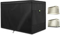 Generator Cover Fits for Generac 7043 22 kw Home Standby Generator Covers 600D Oxford Waterproof Dust-proof and UV-Resistant Cover with Fluorescent Green Buckle