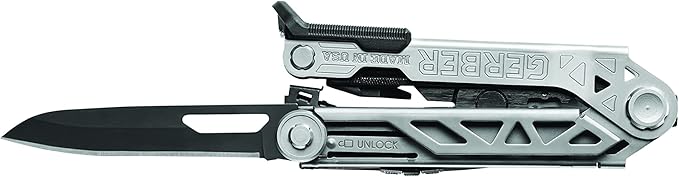 Gerber Gear Center-Drive Multitool Bit Set - 16-Piece Multitool 12-Piece Standard Bit Set - Includes Knife Pliers Wire Cutters Bottle Opener &amp More - Silver Tool Made in USA - Coyote Brown Sh