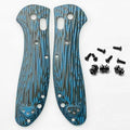 1 Pair Scales Handle Fits for Griptilian 551 550 G10 Handle Patch with 3 Sets Screws