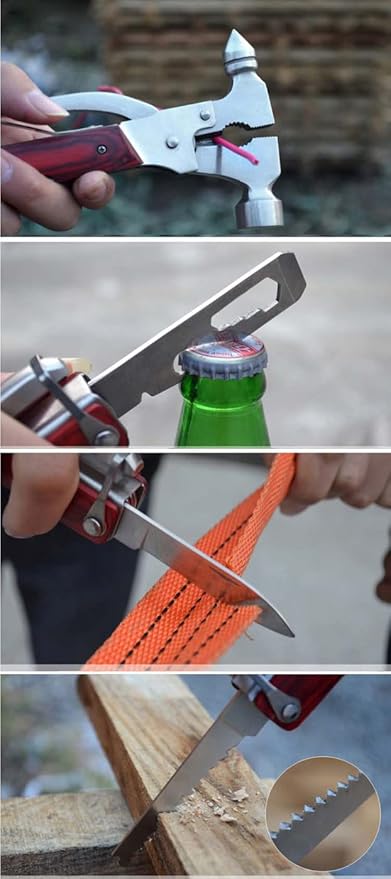 Stainless Steel Multipurpose Tool Kit Portable &amp Heavy Duty Light Weight &amp Durable Pocket Multi Tool Kit Suitable as Camping Multitool Emergency Pocket Tools