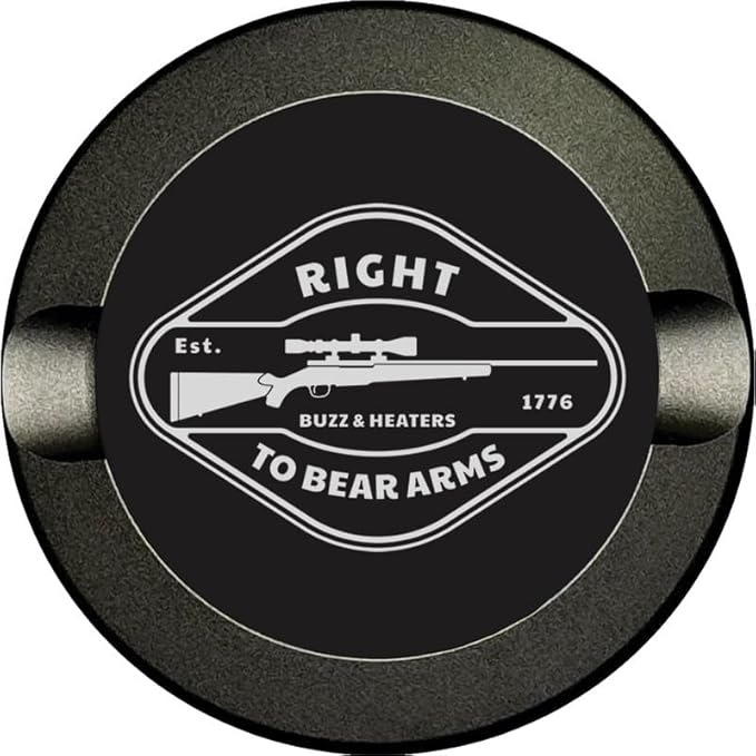 Buzz &amp Heaters Metal Container for Zyn | Metal Holder for Zyn |Metal Can for Zyn | Metal Container for Zyn Holder | Metal Pouch Cans for Zyn | Hunting Accesories | Subdued Right to Bear Arms