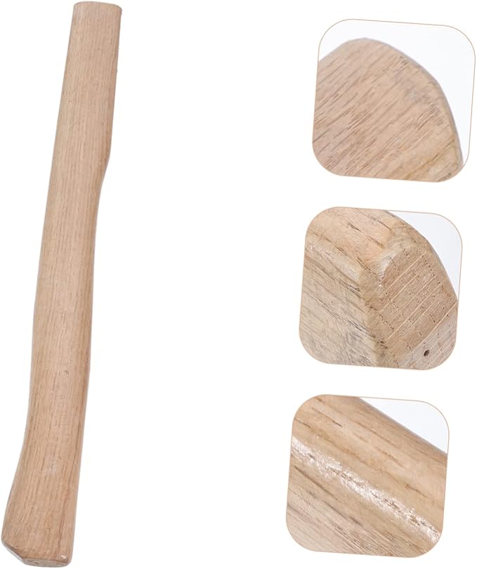 Wooden Axe Handle Replacement Hatchet Handle for Axe Woodworking Tool Wedges Easy Install
