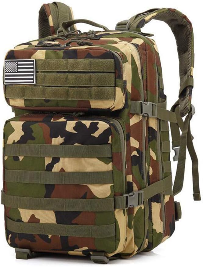 45L Military Backpack Tactica Rucksack Outdoor Assault Pack Hiking Travel Rucksacks