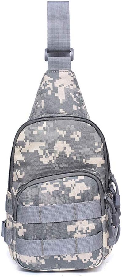 Sunnystacticalgear Outdoor Sports Hiking Sling Bag Shoulder Pack Camouflage Tactical Molle Chest Bag - ACU