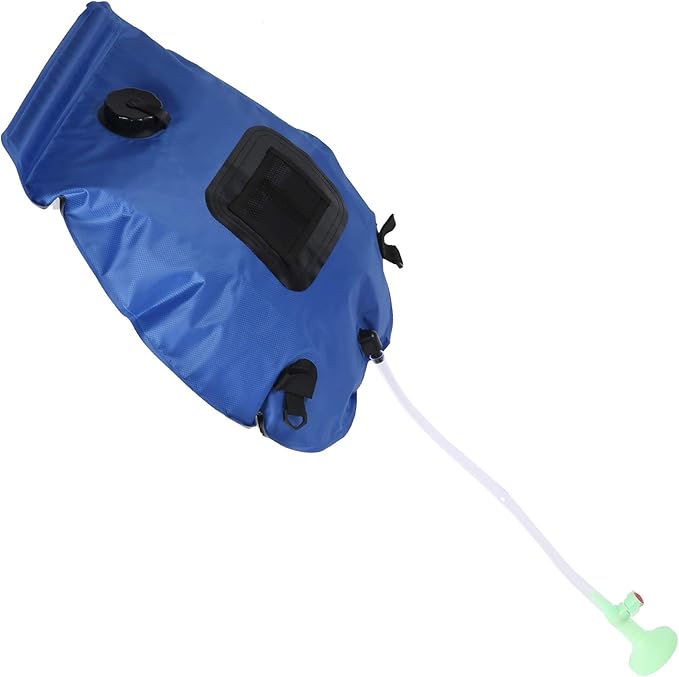 Camping Shower Bag Outdoor 20L Solar Power Shower Bag Camping Portable Sun Heated Bath Bag with Shower Head
