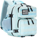 9L Mini Tactical Backpack for Men and Women Tactical Backpack Small for Hiking Small Tactical Bag（Light Blue）