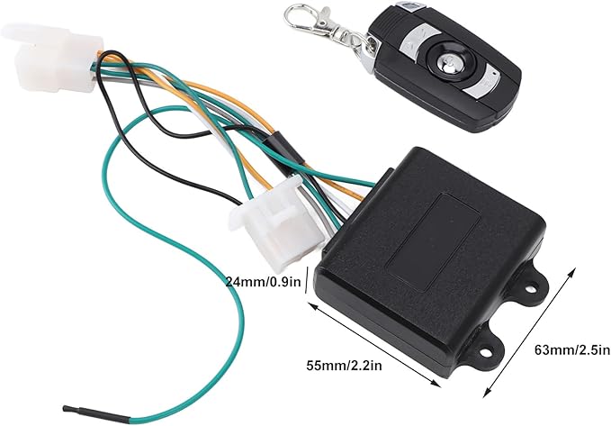 Gasoline Generator Remote Control Kit Rubber Plastic Start Stop Controller Switch Kit for Single Cylinder Air Cooled Gasoline Generator 2 to 3kw