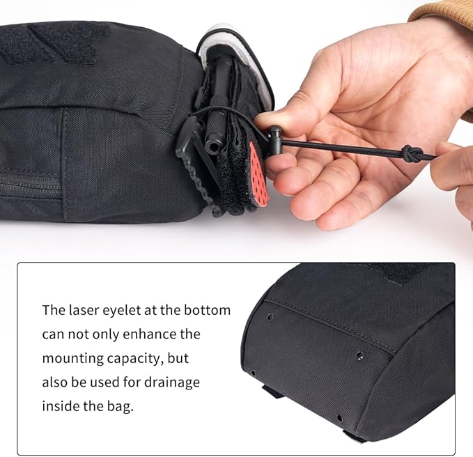 Tactical Utility Pouch Multi-Purpose MOLLE Pouch Tactical Small EDC Waist Pouch Multi-Tool Organizer for Tactical Backpack 500D Nylon