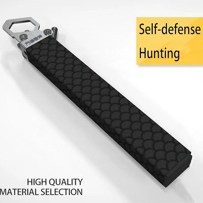 MDJXE Morphing Tactical Axe - 1S Quick Deployment Folding Survival Hatchet with 1065 High Manganese Steel Mechanical Gear Structure Extendable Handle Heavy Duty Camping &amp Emergency Tool (B)