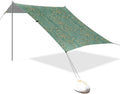 xigua St. Patrick's Day Beach Tent Sun Shelter with Carrying Bag - Silver Coated Oxford Fabric Beach Canopy for Beach Camping Fishing - Includes Windproof Ropes Sandbags &amp Stakes