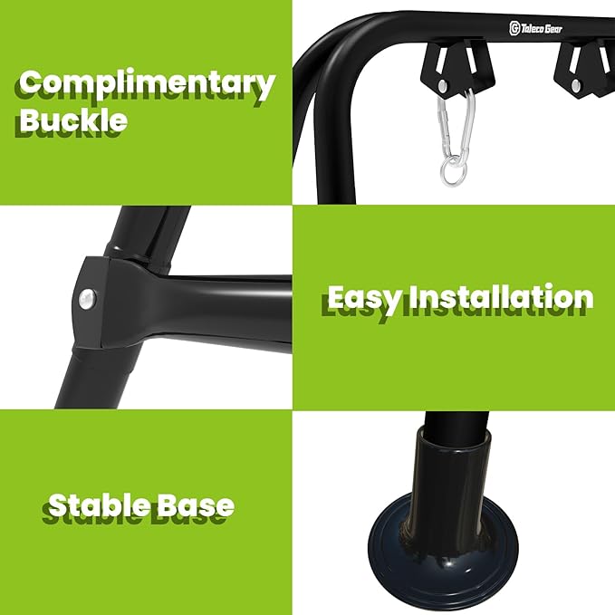 Hammock Chair StandHeavy Metal Swing StandHammock Stand for Balcony Patio Terrace Holds up to 300lb