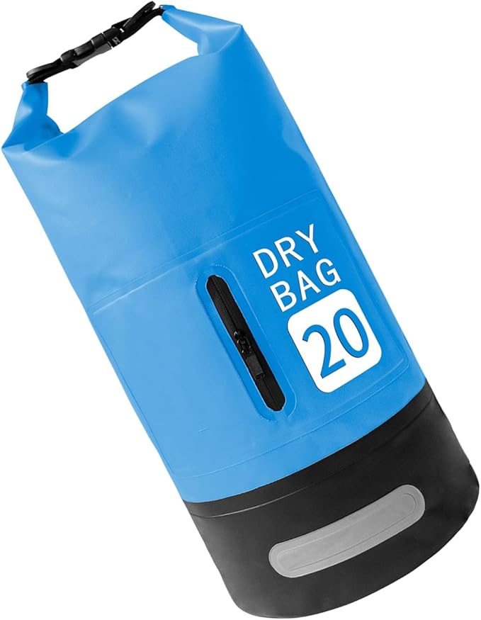 20L Dry Bag with Adjustable Shoulder Strap Water Proof Bag Dry Packs Water Proof Pack Sacks for Swimming Rafting Diving