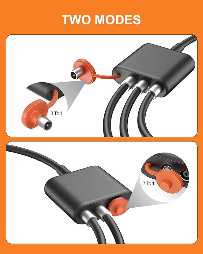 Connector for Jackery Solar Generator Explorer 3000 2000 1000 Portable Power Station and for SolarSaga 200W Solar Panel