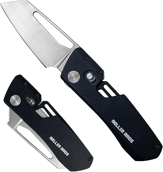 EDC Aluminium Alloy Folding Utility Knife with 2.56 Box Cutter Pocket Knife with Clip