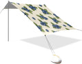 xigua Bluecherry Beach Tent Sun Shelter with Carrying Bag - Silver Coated Oxford Fabric Beach Canopy for Beach Camping Fishing - Includes Windproof Ropes Sandbags &amp Stakes