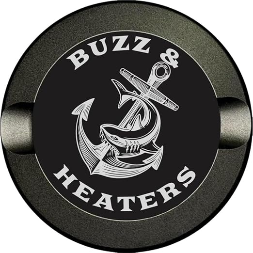 Buzz &amp Heaters Metal Container for Zyn | Metal Holder for Zyn |Metal Can for Zyn | Metal Cases for Zyn Holder | Metal Pouch Cans for Zyn | Offshore Shark &amp Anchor Anodized