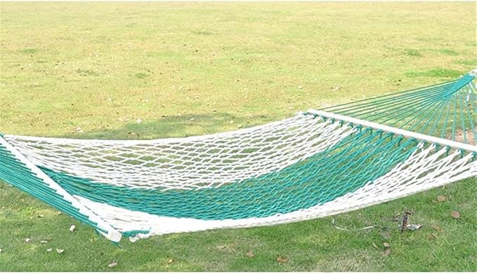 Portable Hammock Portable Nylon Net Rope Hammock Swing Outdoor Hammocks Perfect for Camping Patio Backyard for Backpacking Beach (Color : B)