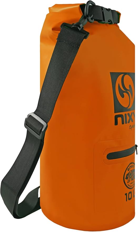 NIXY Premium 20L/30L Dry Backpack Accessory - Spacious Waterproof Storage Solution for All Your Outdoor Adventures Paddleboarding Kayaking Camping &amp More (Orange 20L)