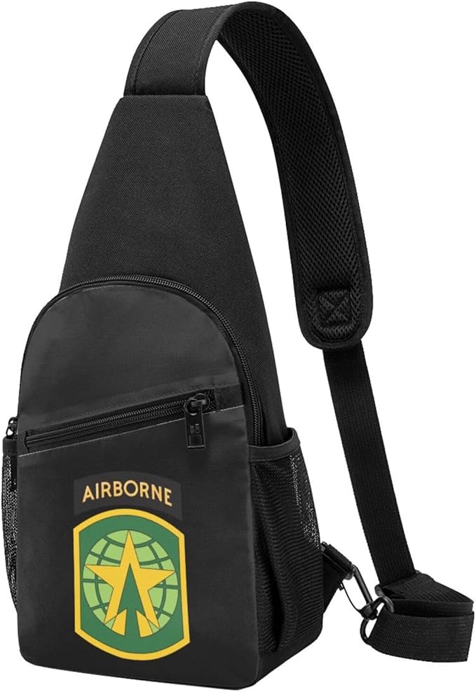 US Army 16th Military Police Brigade Chest Pack Leisure Shoulder Crossbody Chest Bag