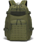 Military Tactical Backpack For Men Molle Daypack 3 Day Bug Out Bag Hiking Rucksack Assault Bag (Military Green)