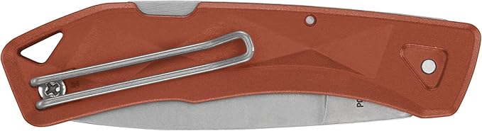 Gerber Gear LST Ultra - Lightweight EDC Knife - Survival Tactical Tool for Hiking Camping &amp Outdoor - Compact Folding Pocket Knife - Stainless Steel Blade - Made in USA - Orange