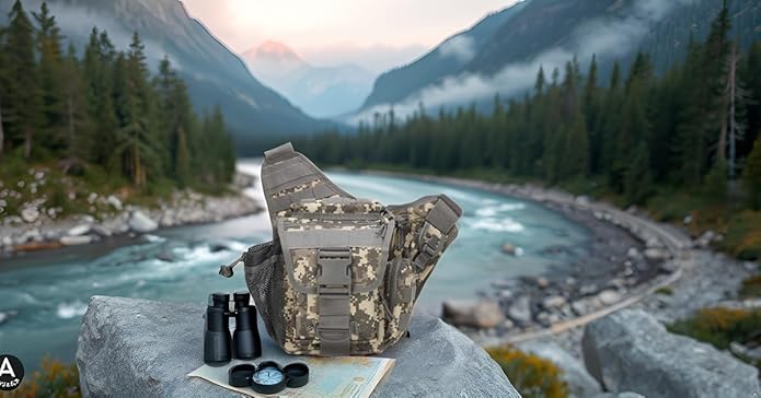 Klau Outdoor Sport Military Women and Men's Multi-functional Tactical Messenger Shoulder Bag
