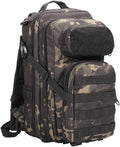 Tactical Backpack Military Molle Hiking 30L Tactical Outdoor Mountaineering Trekking Attack Black Camouflage