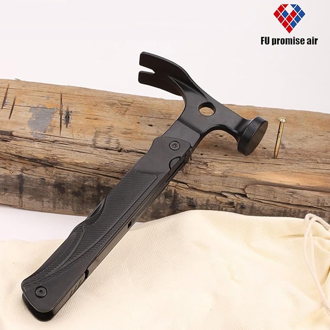 Outdoors Tactical Engineer Nail Remover Hammer Multifunctional Tent Stake Mallet Camping Portable Hammer Hiking Tools