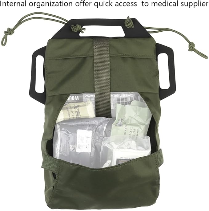 Tactical IFAK PouchRapid Tear-Away Two-Piece System First Aid Kit Medical Pouches Emergency Survival Bag