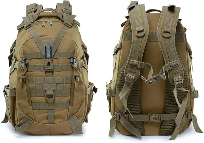 Outdoor Sports Pack Hiking Bag Tactical Rucksack Camo Knapsack Combat Camouflage Tactical 25L Molle Backpack
