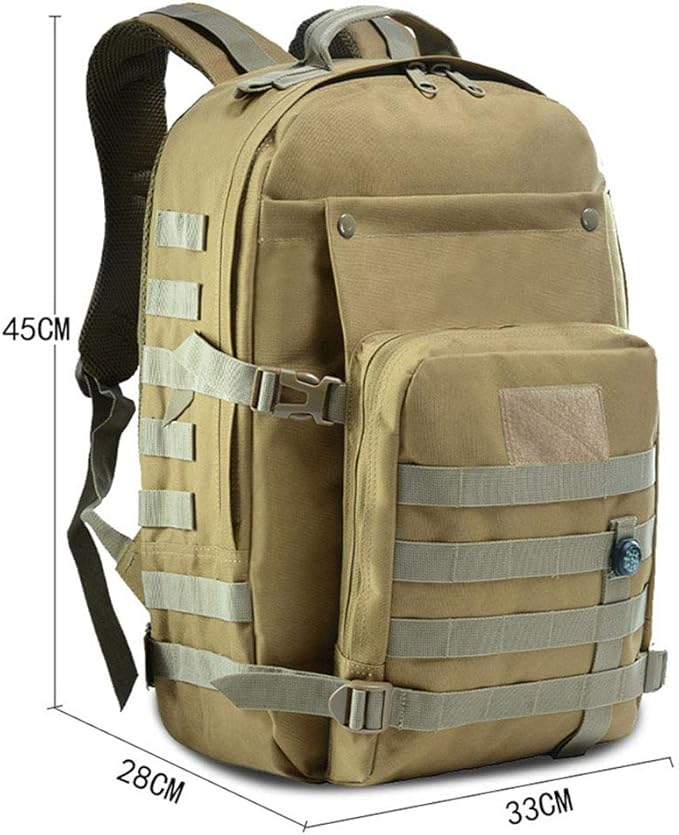 Outdoor Sports Pack Hiking Bag Tactical Rucksack Camo Knapsack Combat Camouflage Tactical 40L Molle Backpack