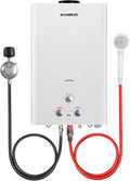 CAMPLUX Outdoor Tankless Water Heater Propane 4.22 GPM Propane Tankless Water Heater 16L Outdoor Water Heater for Camping Remote Cabins Tiny House &amp Mobile Home 110000 BTU BW422