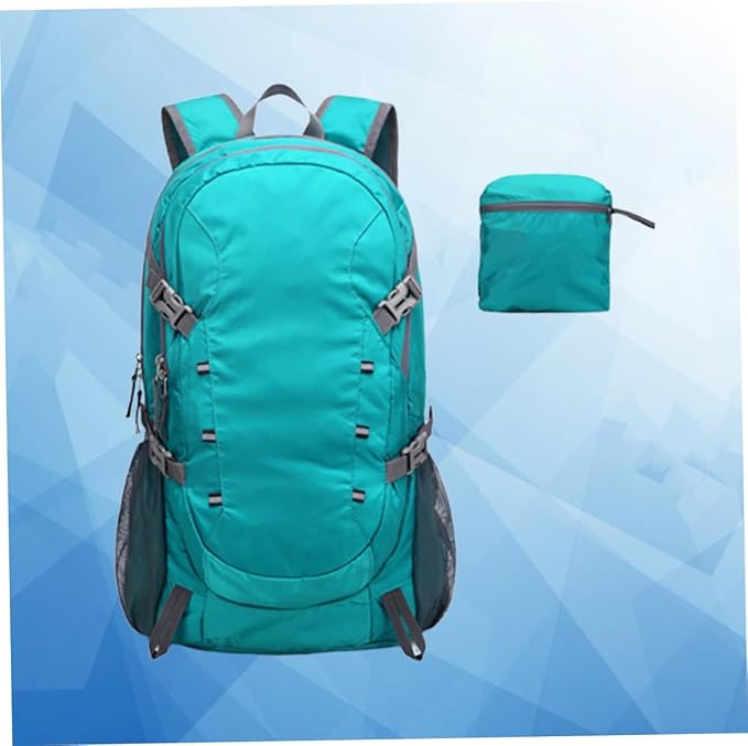 Mountain Climbing Backpack Portable Outdoor Folding Bag Spacious Storage for Hiking Cycling and Travel Random Color Lightweight Breathable and Stylish Design
