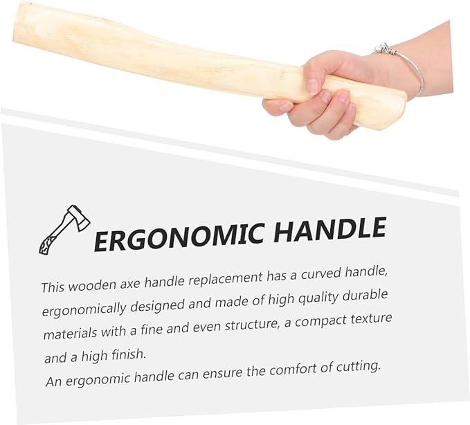 Shovel Handle Replacement Camping Hatchet 6 Pcs Ax Handle Mini Wooden Camping Ax Hoe Replacement Grip Wood Handle Replacement(As Shownx5pcs38x4.4cmx4pcs)