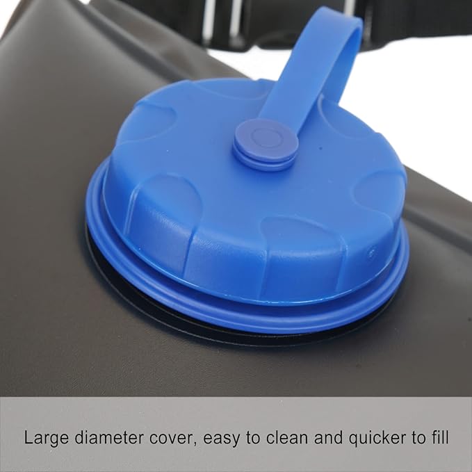 Outdoor Shower Bag 5L TPU Water Storage Bag Portable Bath Bag for Camping Travel Hiking