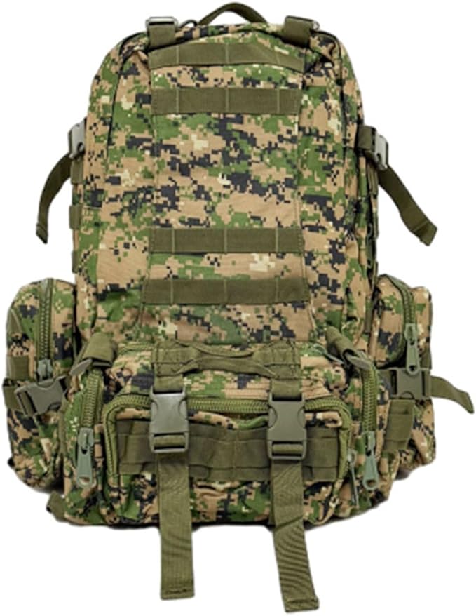 25L Military Tactical Backpack Assault Pack Detachable Molle Bag Large Outdoor Pack for Camping Hiking Hunting