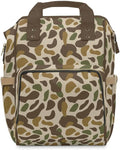Camo Duck Backpack/Old School Camo Diaper bag/Trendy Camouflaged Travel bag