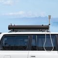 Pressurized Water Tank Camping ShowerTemperature Adjustment Garden Showering MachineOverlanding Portable Water Storage Mountfor HikingCar WashPet CleaningBeach Vacation 18L