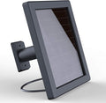 Solar Panel Compatible with HTZSAFE Solar Wireless Outdoor Motion Sensors - Amorphous Silicon Solar Panel Continuous Power Supply Even in Rainy or Cloudy Days-Waterproof IP65Adjustable Mount