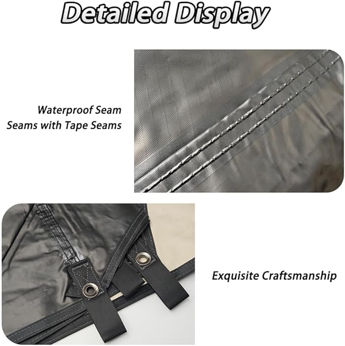 Car Side Awning Tent for Jeep Compass 2017-2025 SUV 5-Seater Oxford Fabric Camping Vehicle Side Sun Shelter Portable Tailgate ShelterOff White-2m Iron Rod Set