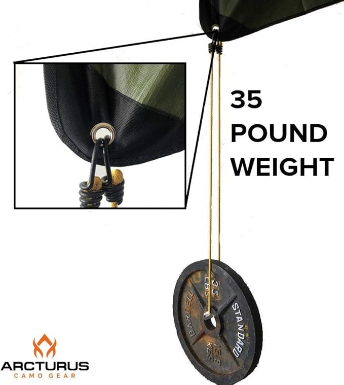 Arcturus Insulated Tarp Reusable Heavy Duty Thermal Survival Blanket – 60x82in Reflects 90% Body Heat Waterproof Windproof 3-Layer Design Reinforced Grommets Black