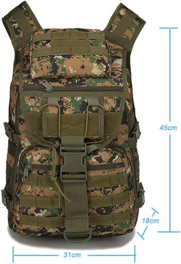 Outdoor Sports Pack Hiking Bag Tactical Rucksack Camo Knapsack Combat Camouflage Tactical Molle X7 35L Backpack