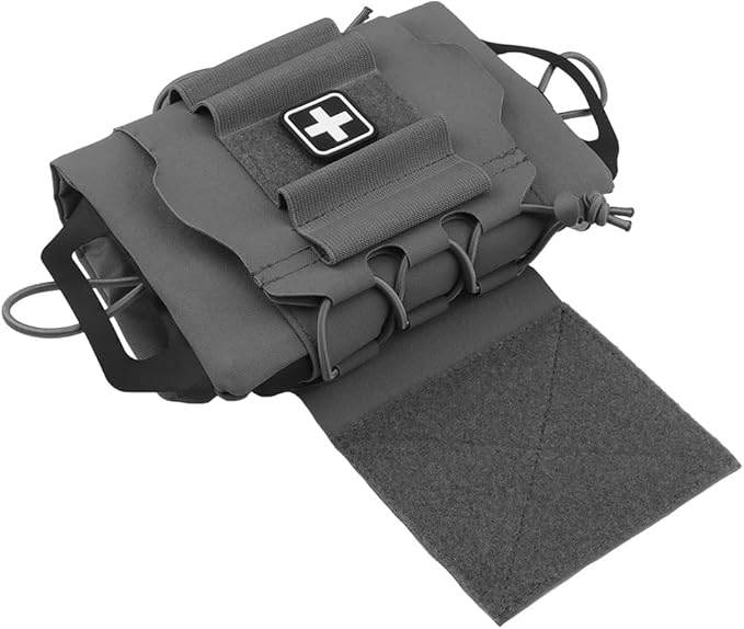 Tactical IFAK PouchRapid Tear-Away Two-Piece System First Aid Kit Medical Pouches Emergency Survival Bag